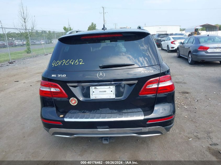 2015 Mercedes-Benz Ml 350 4Matic VIN: 4JGDA5HBXFA503549 Lot: 40176462