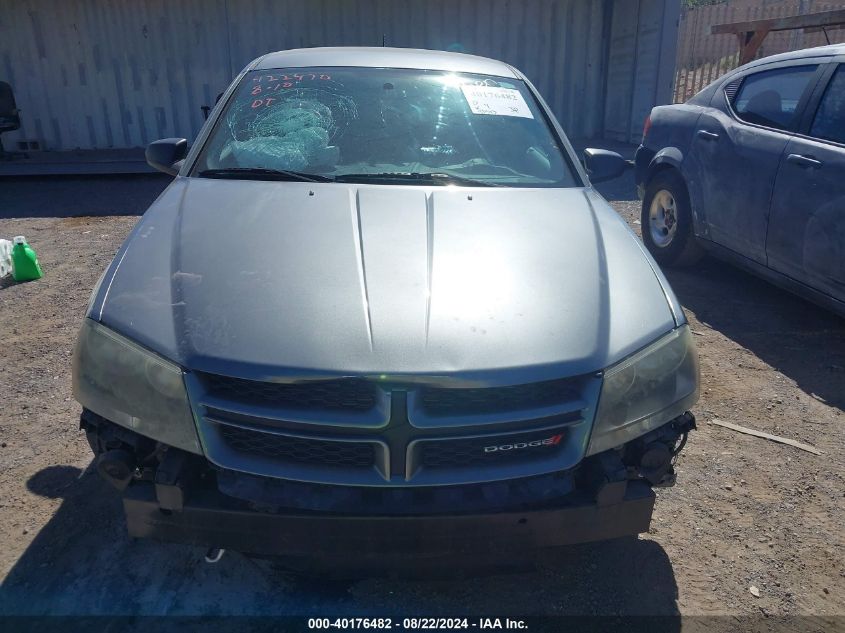 1C3CDZAGXDN750021 2013 Dodge Avenger Se V6