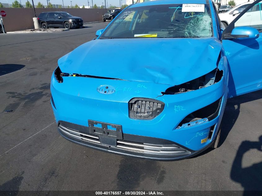 2022 Hyundai Kona Electric Limited VIN: KM8K53AG4NU155587 Lot: 40176557