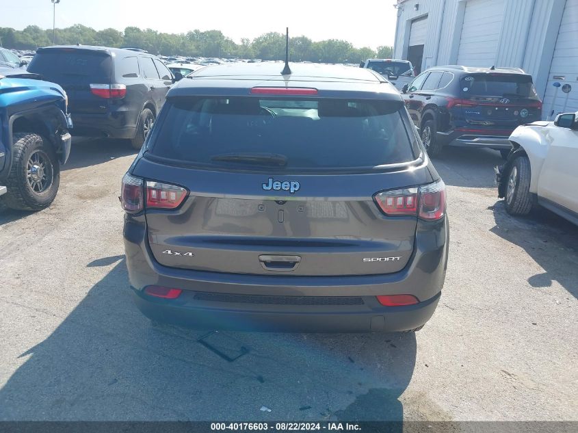 2021 Jeep Compass Sport 4X4 VIN: 3C4NJDAB9MT589519 Lot: 40176603