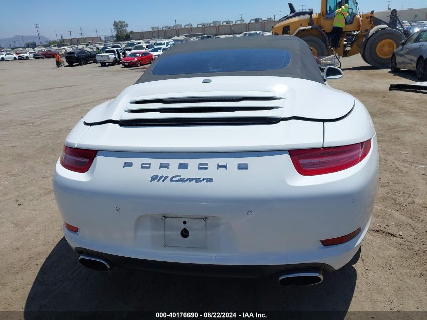 2014 Porsche 911 Carrera VIN: WP0CA2A9XES140829 Lot: 40176690