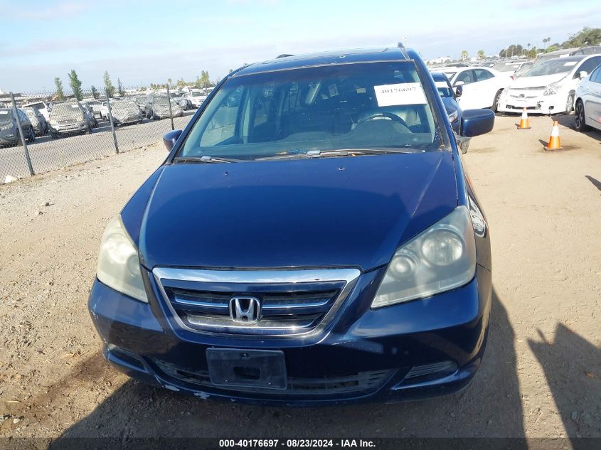 2006 Honda Odyssey Ex-L VIN: 5FNRL38636B074998 Lot: 40176697