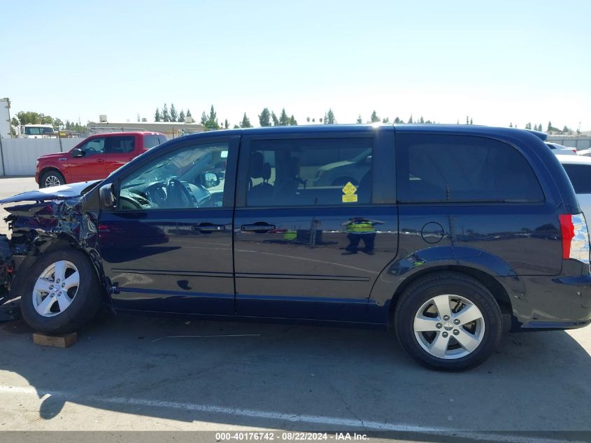 2013 Dodge Grand Caravan Se VIN: 2C4RDGBG8DR568037 Lot: 40176742