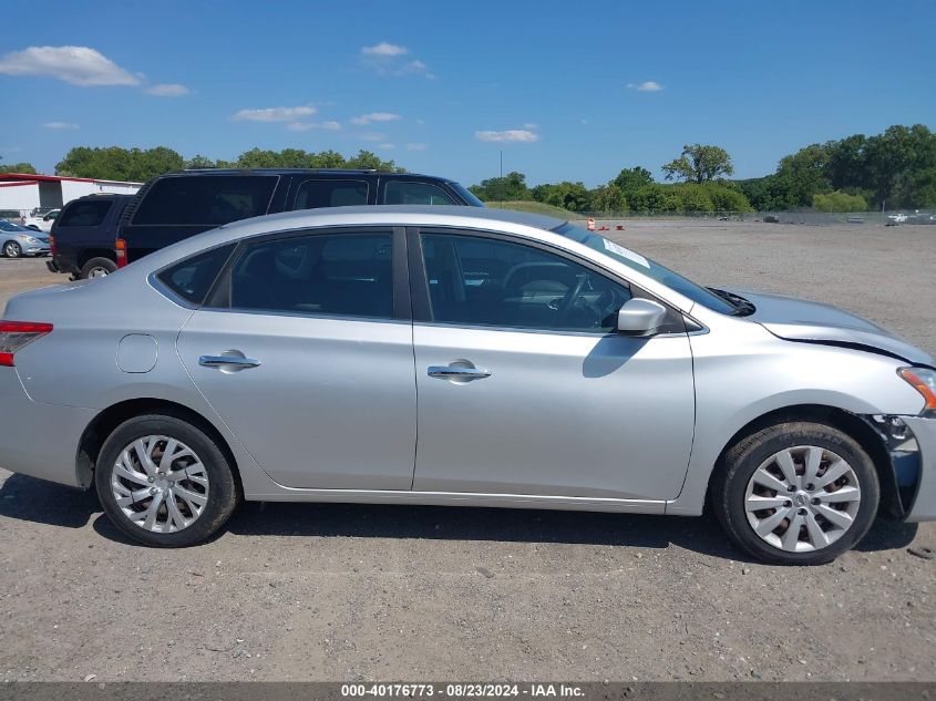 2014 Nissan Sentra Sv VIN: 3N1AB7AP5EY265080 Lot: 40176773