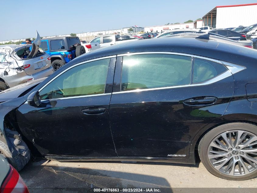 2019 Lexus Es 300H VIN: JTHB21B11K2006698 Lot: 40176863