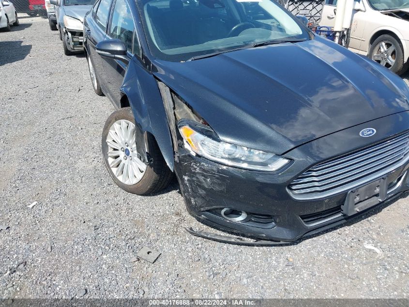 2014 Ford Fusion Energi Titanium VIN: 3FA6P0SU6ER383039 Lot: 40176888