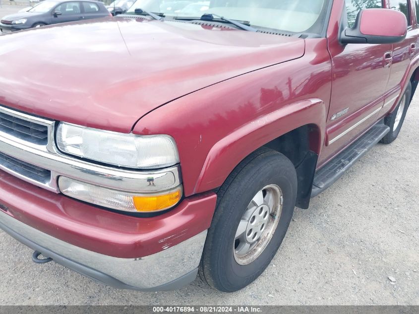 2002 Chevrolet Tahoe Ls/Lt/Z71 VIN: 1GNEK13ZX2R198365 Lot: 40176894