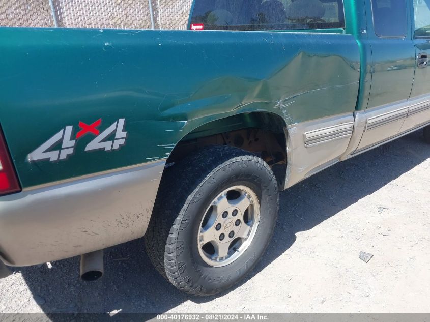 2000 Chevrolet Silverado 1500 Ls VIN: 1GCEK19T0YE219655 Lot: 40176932