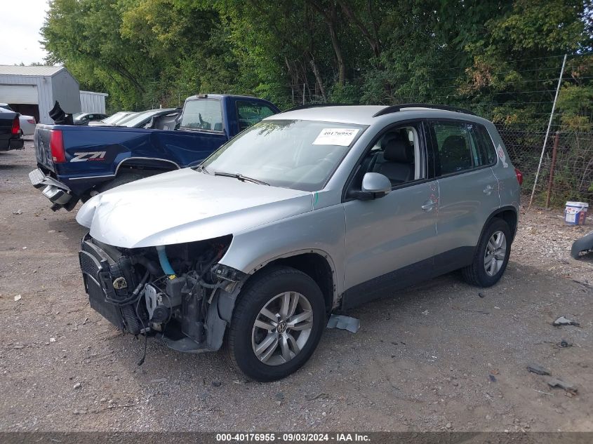 2017 Volkswagen Tiguan 2.0T/2.0T S VIN: WVGAV7AX3HK024184 Lot: 40176955