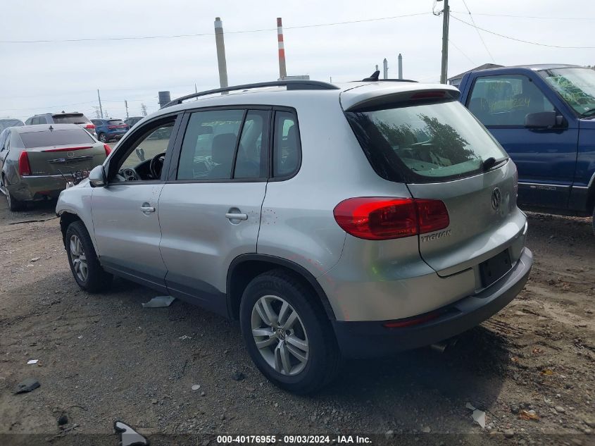 2017 Volkswagen Tiguan 2.0T/2.0T S VIN: WVGAV7AX3HK024184 Lot: 40176955