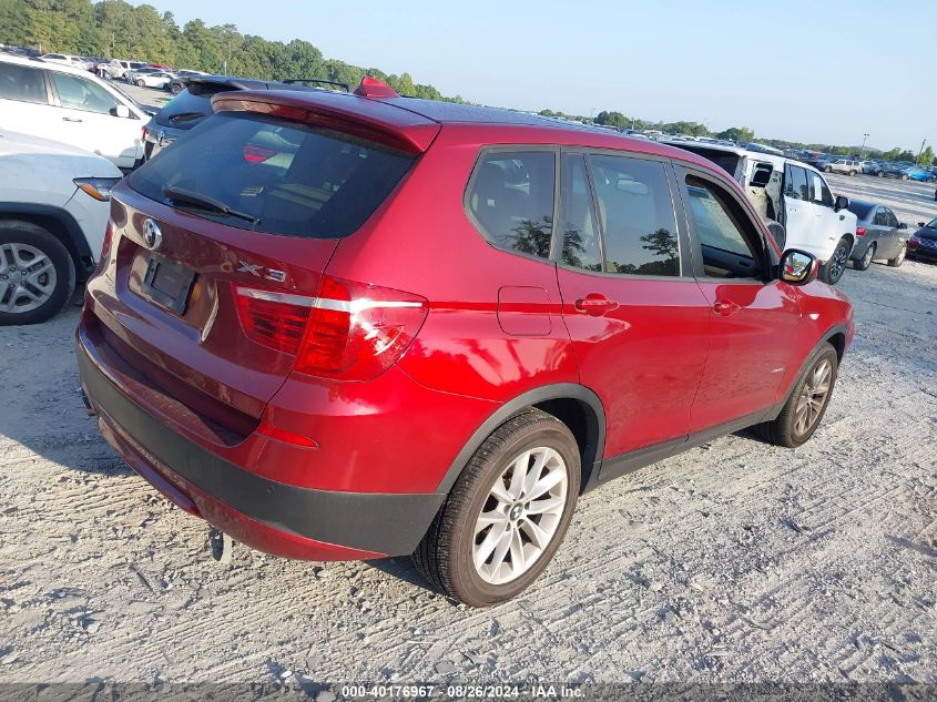 VIN 5UXWX9C51E0D38355 2014 BMW X3, Xdrive28I no.4