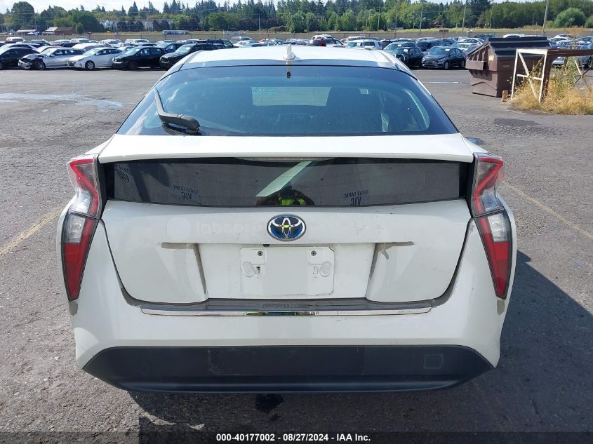 2016 Toyota Prius Two VIN: JTDKBRFU7G3522330 Lot: 40177002