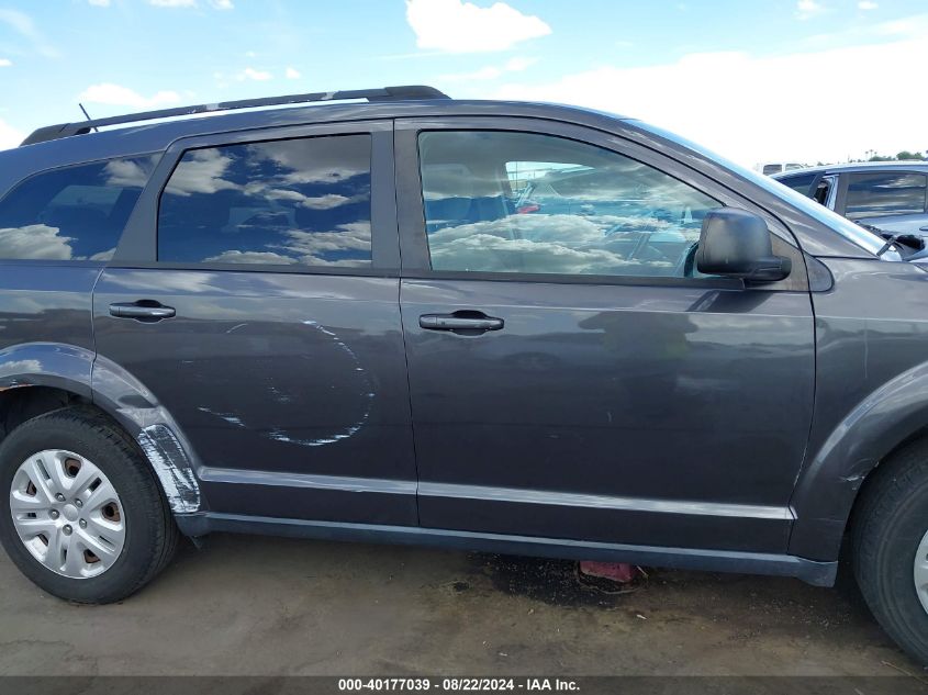 2017 Dodge Journey Se VIN: 3C4PDCAB7HT605121 Lot: 40177039