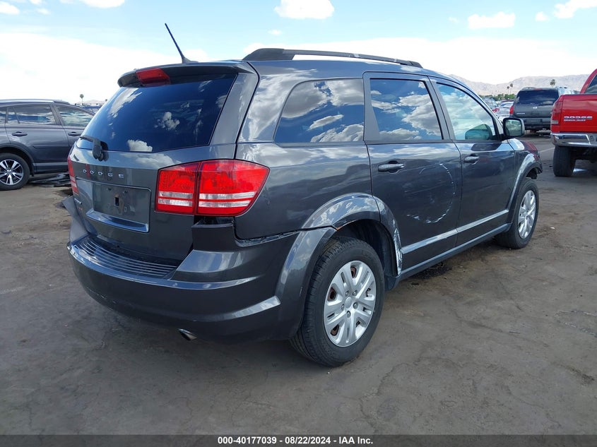 VIN 3C4PDCAB7HT605121 2017 DODGE JOURNEY SE