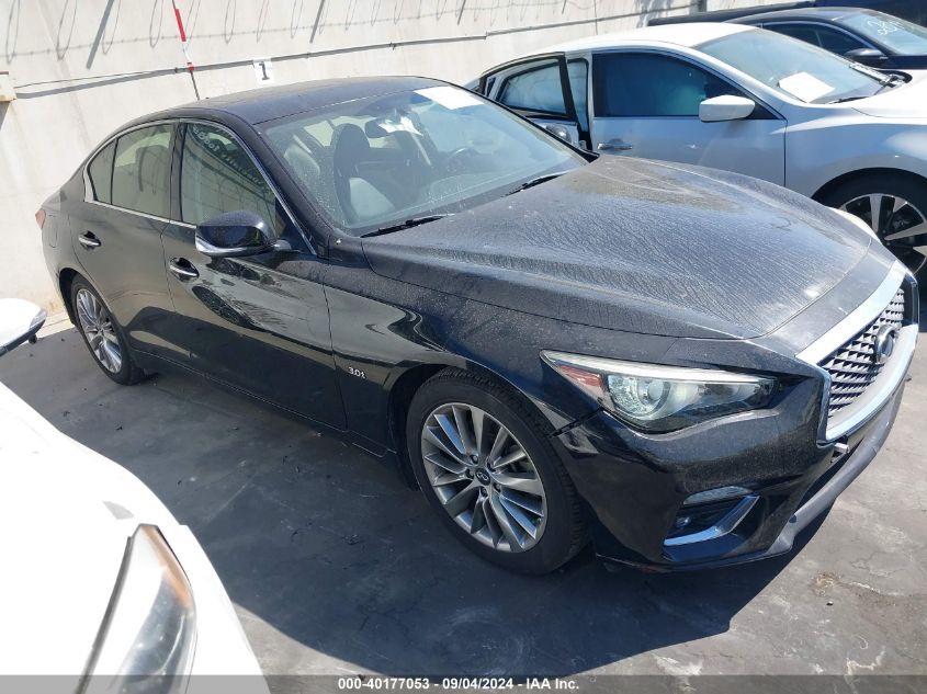 2019 Infiniti Q50 3.0T Luxe VIN: JN1EV7AP4KM511284 Lot: 40177053