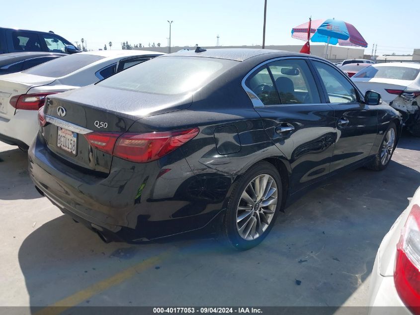 2019 Infiniti Q50 3.0T Luxe VIN: JN1EV7AP4KM511284 Lot: 40177053