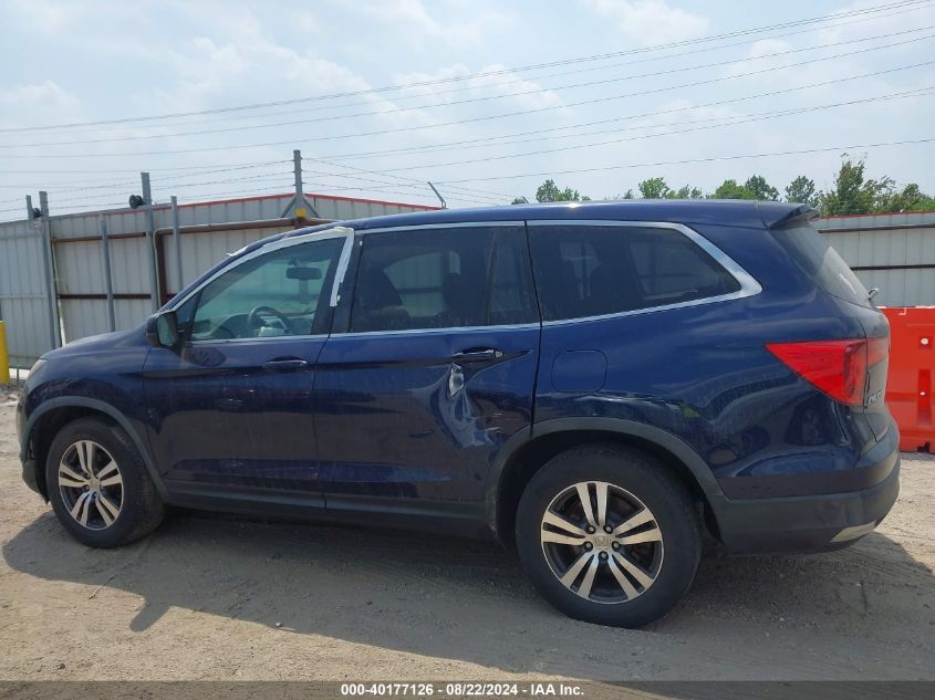 2017 Honda Pilot Ex-L VIN: 5FNYF5H51HB003369 Lot: 40177126