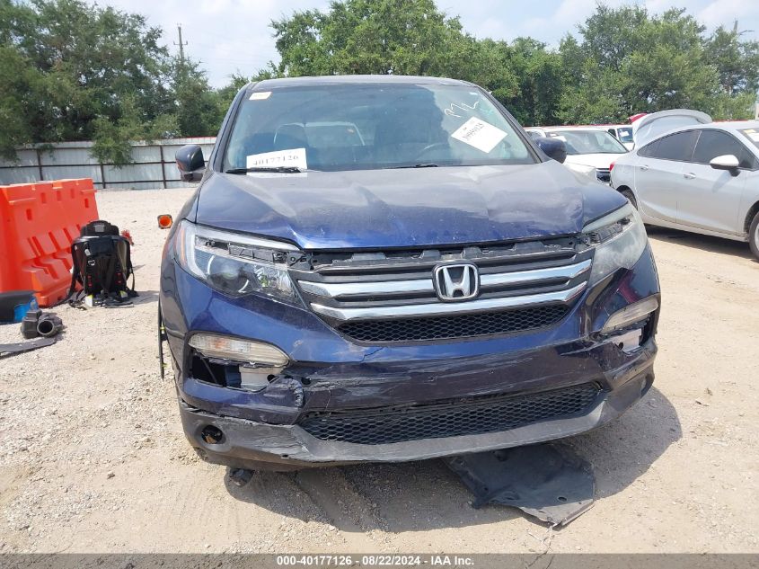 2017 Honda Pilot Ex-L VIN: 5FNYF5H51HB003369 Lot: 40177126