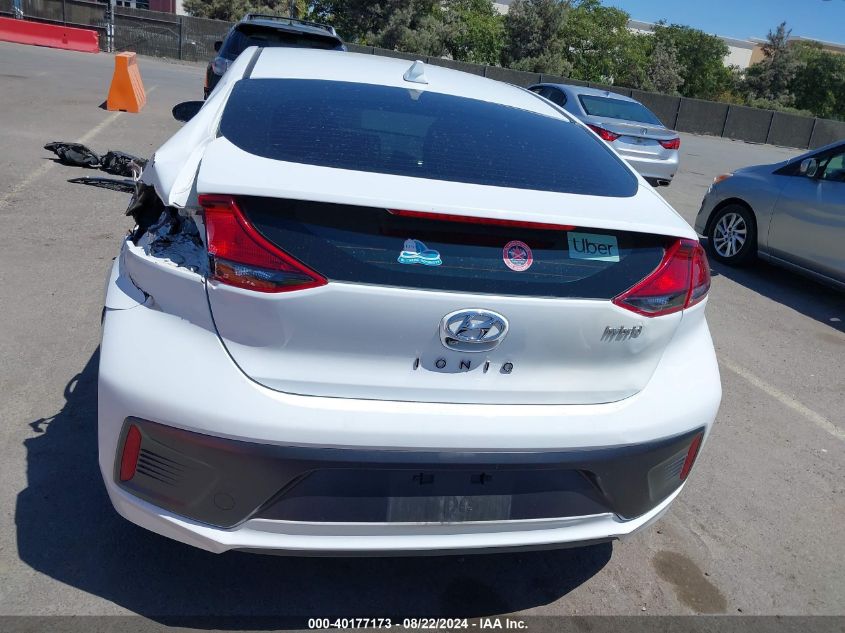 2022 Hyundai Ioniq Hybrid Se VIN: KMHC75LC7NU269166 Lot: 40177173