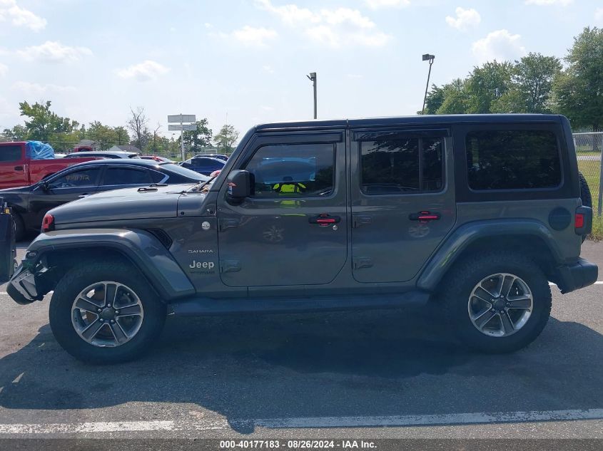 2019 Jeep Wrangler Unlimited Sahara 4X4 VIN: 1C4HJXEN3KW641849 Lot: 40177183