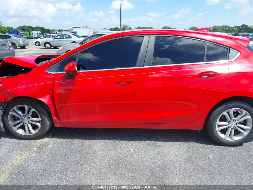 2019 Chevrolet Cruze Lt VIN: 3G1BE6SM6KS544486 Lot: 40177232