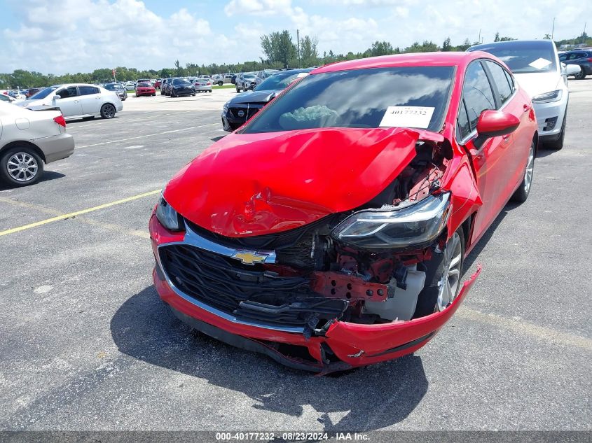 2019 Chevrolet Cruze Lt VIN: 3G1BE6SM6KS544486 Lot: 40177232