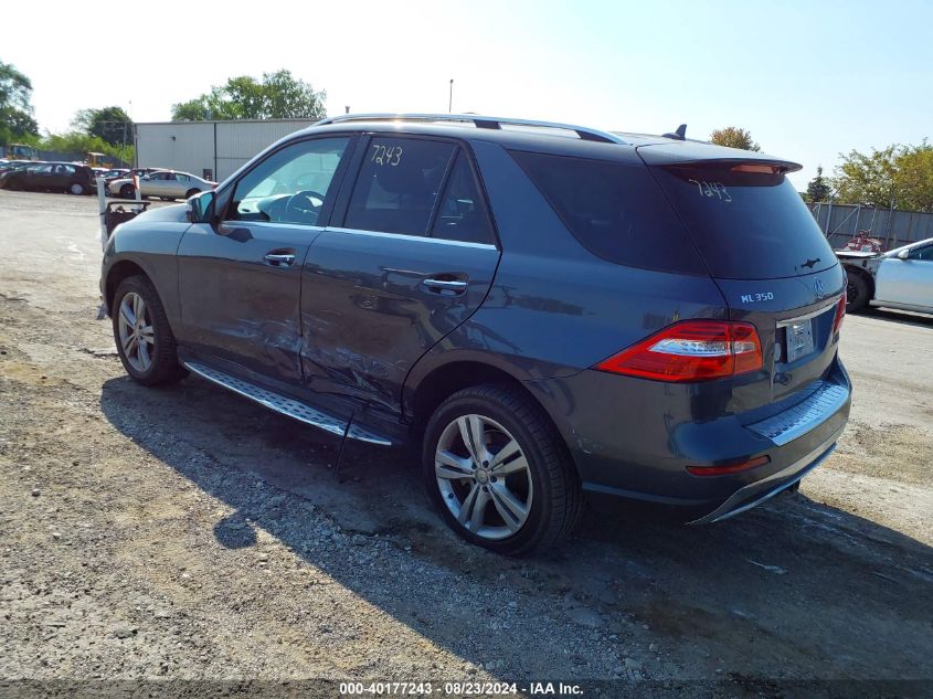 VIN 4JGDA5HBXFA565078 2015 MERCEDES-BENZ ML 350 no.3