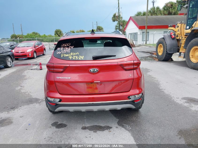 2020 Kia Sportage S VIN: KNDP63AC6L7665598 Lot: 40177250