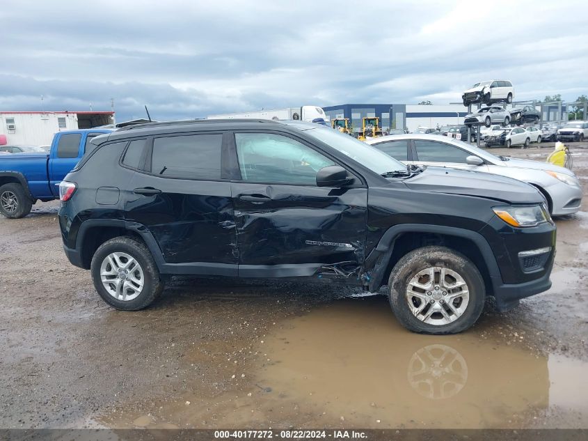 2018 Jeep Compass Sport 4X4 VIN: 3C4NJDAB0JT213531 Lot: 40177272