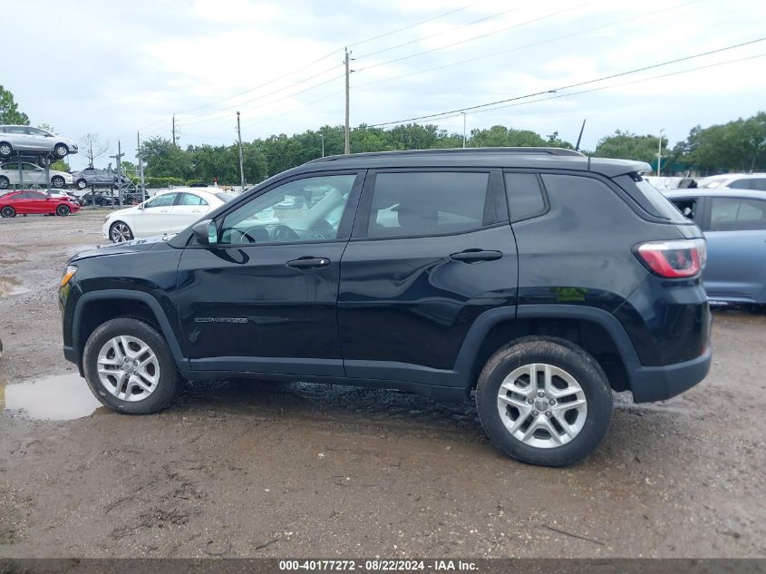 2018 Jeep Compass Sport 4X4 VIN: 3C4NJDAB0JT213531 Lot: 40177272