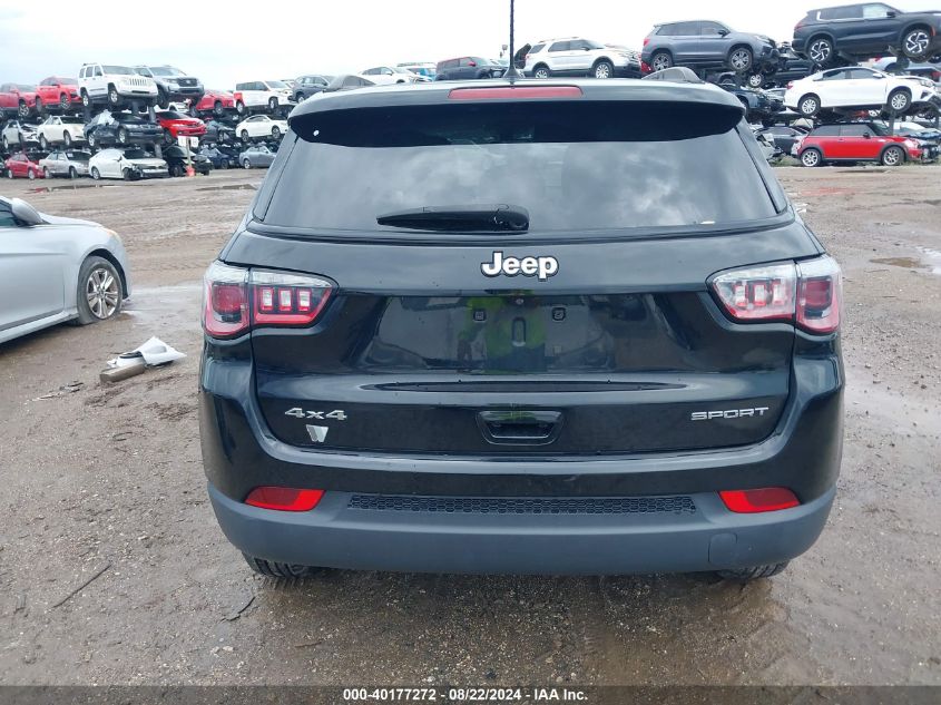 2018 Jeep Compass Sport 4X4 VIN: 3C4NJDAB0JT213531 Lot: 40177272