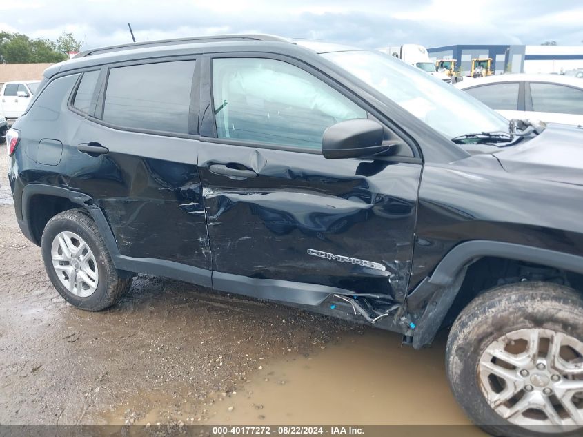 2018 Jeep Compass Sport 4X4 VIN: 3C4NJDAB0JT213531 Lot: 40177272