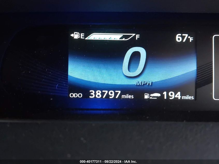 2019 Toyota Mirai VIN: JTDBVRBD0KA007719 Lot: 40177311