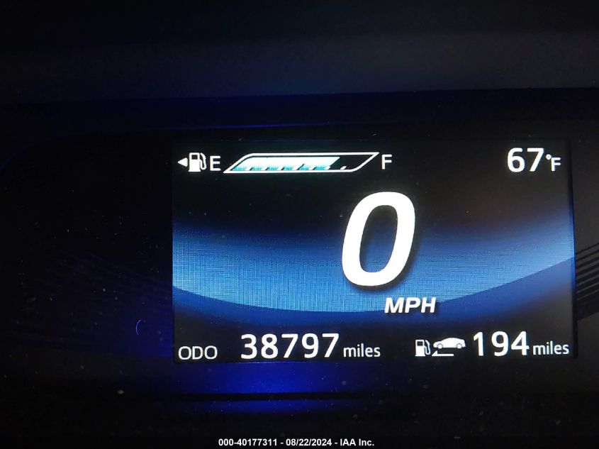 2019 Toyota Mirai VIN: JTDBVRBD0KA007719 Lot: 40177311