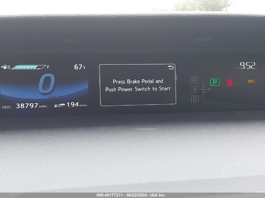 2019 Toyota Mirai VIN: JTDBVRBD0KA007719 Lot: 40177311