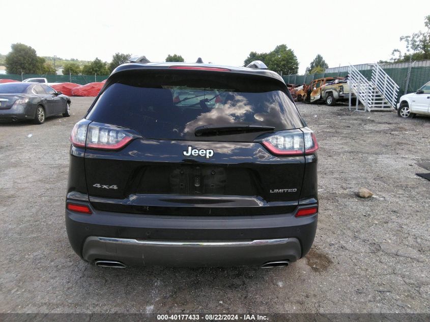 2019 Jeep Cherokee Limited 4X4 VIN: 1C4PJMDX6KD345264 Lot: 40177433