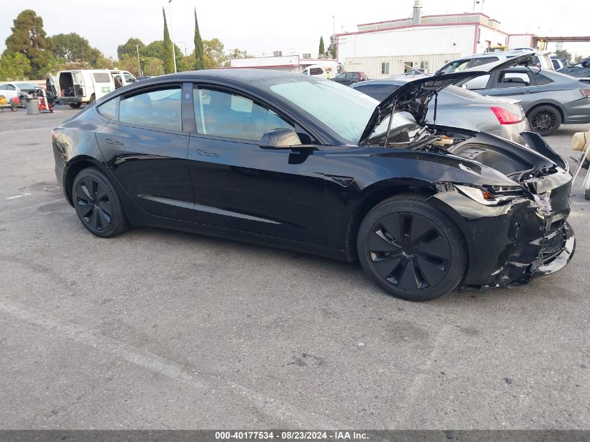 2024 TESLA MODEL 3 REAR-WHEEL DRIVE - 5YJ3E1EA6RF786942