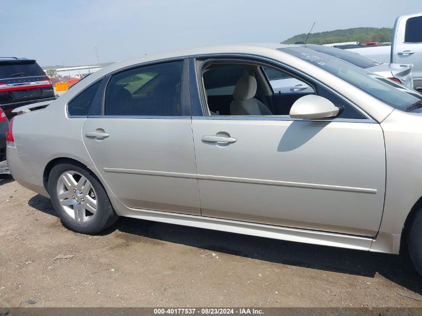 2012 Chevrolet Impala Lt VIN: 2G1WG5E36C1110221 Lot: 40177537