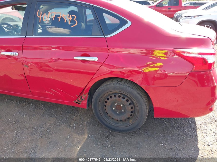 2017 Nissan Sentra Sv VIN: 3N1AB7AP8HL684476 Lot: 40177543