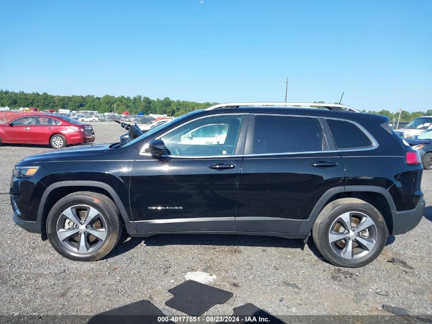 2019 Jeep Cherokee Limited 4X4 VIN: 1C4PJMDX6KD356541 Lot: 40177551