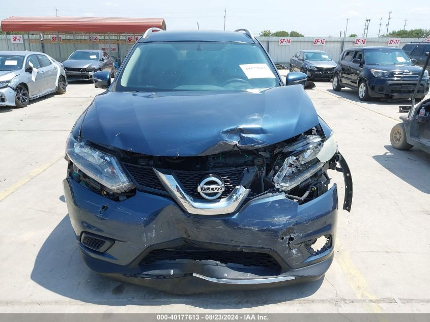 2015 Nissan Rogue Sv VIN: KNMAT2MV2FP550295 Lot: 40177613