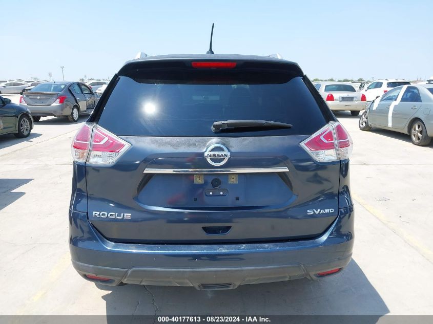 2015 Nissan Rogue Sv VIN: KNMAT2MV2FP550295 Lot: 40177613