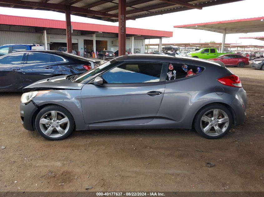 2015 Hyundai Veloster VIN: KMHTC6AD2FU233643 Lot: 40177637