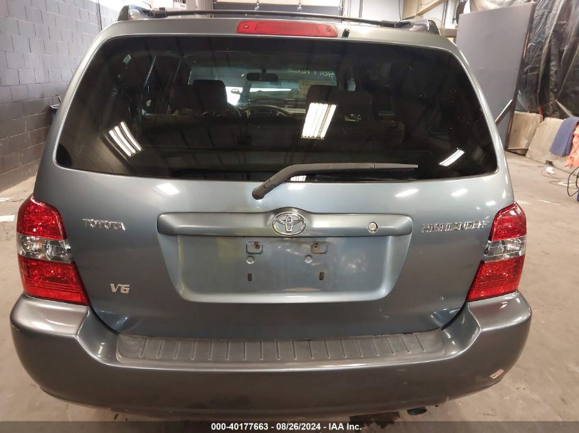 JTEDP21A850046582 2005 Toyota Highlander V6