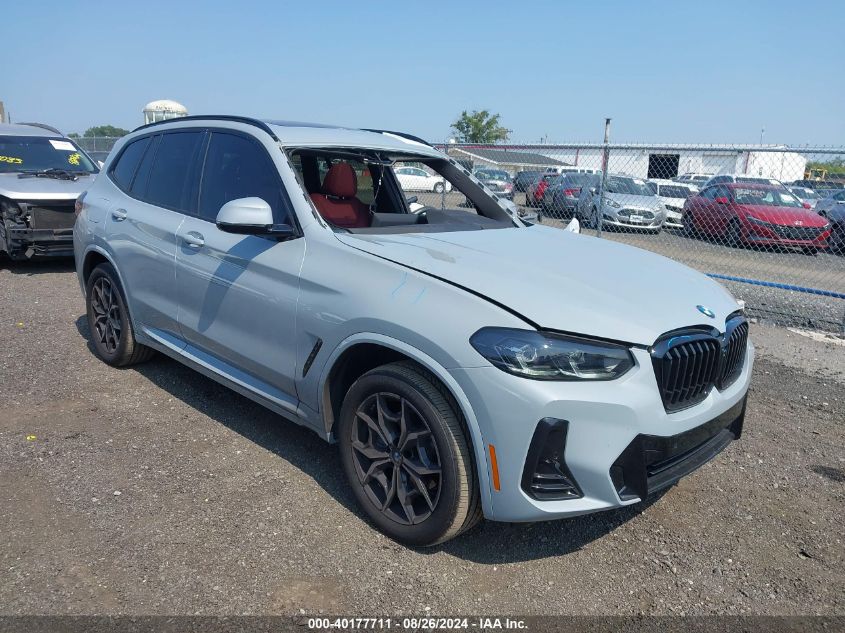 2023 BMW X3 XDRIVE30I - 5UX53DP02P9T10682