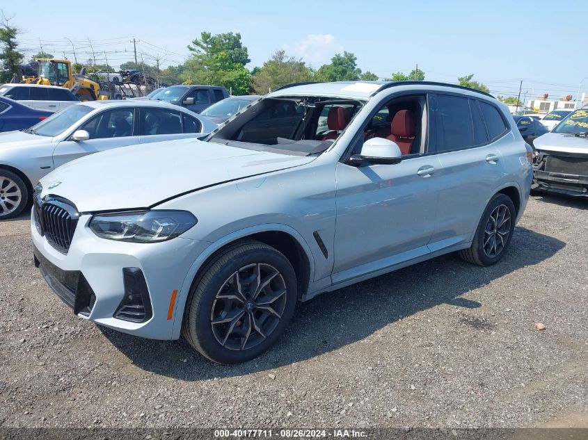 2023 BMW X3 XDRIVE30I - 5UX53DP02P9T10682