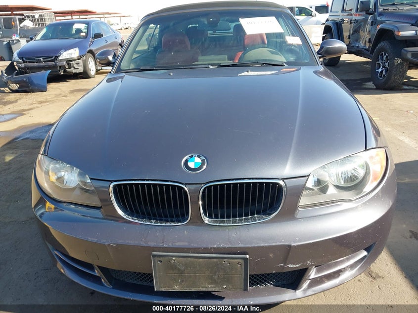 2008 BMW 128I VIN: WBAUL73588VJ73950