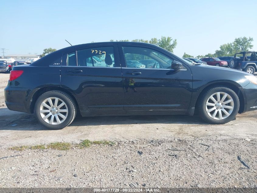 2012 Chrysler 200 Touring VIN: 1C3CCBBB7CN160872 Lot: 40177729