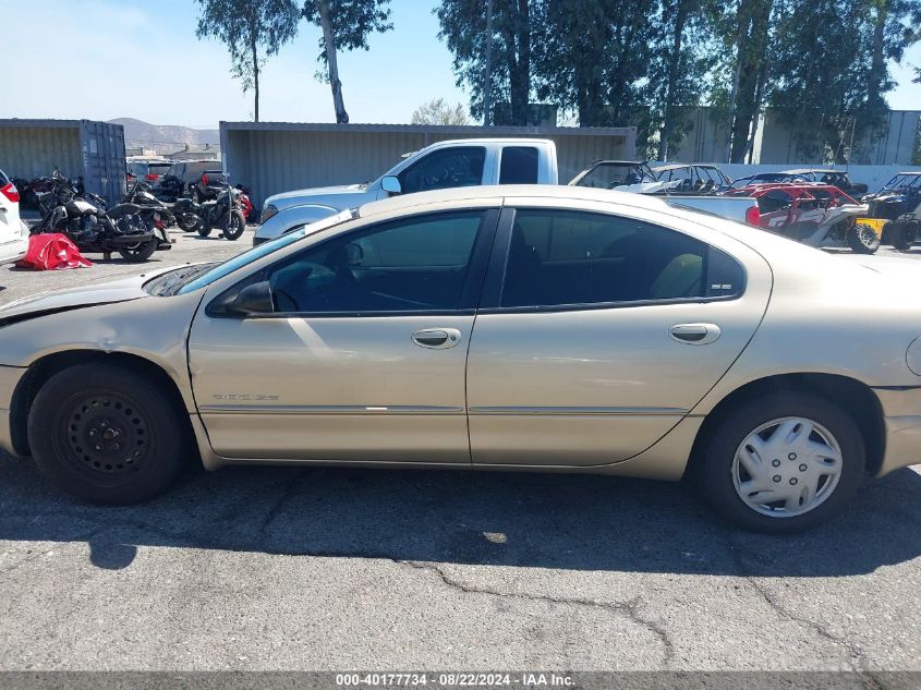 2001 Dodge Intrepid Se VIN: 2B3AD46R01H575266 Lot: 40177734