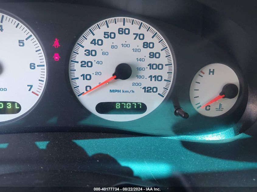 2001 Dodge Intrepid Se VIN: 2B3AD46R01H575266 Lot: 40177734